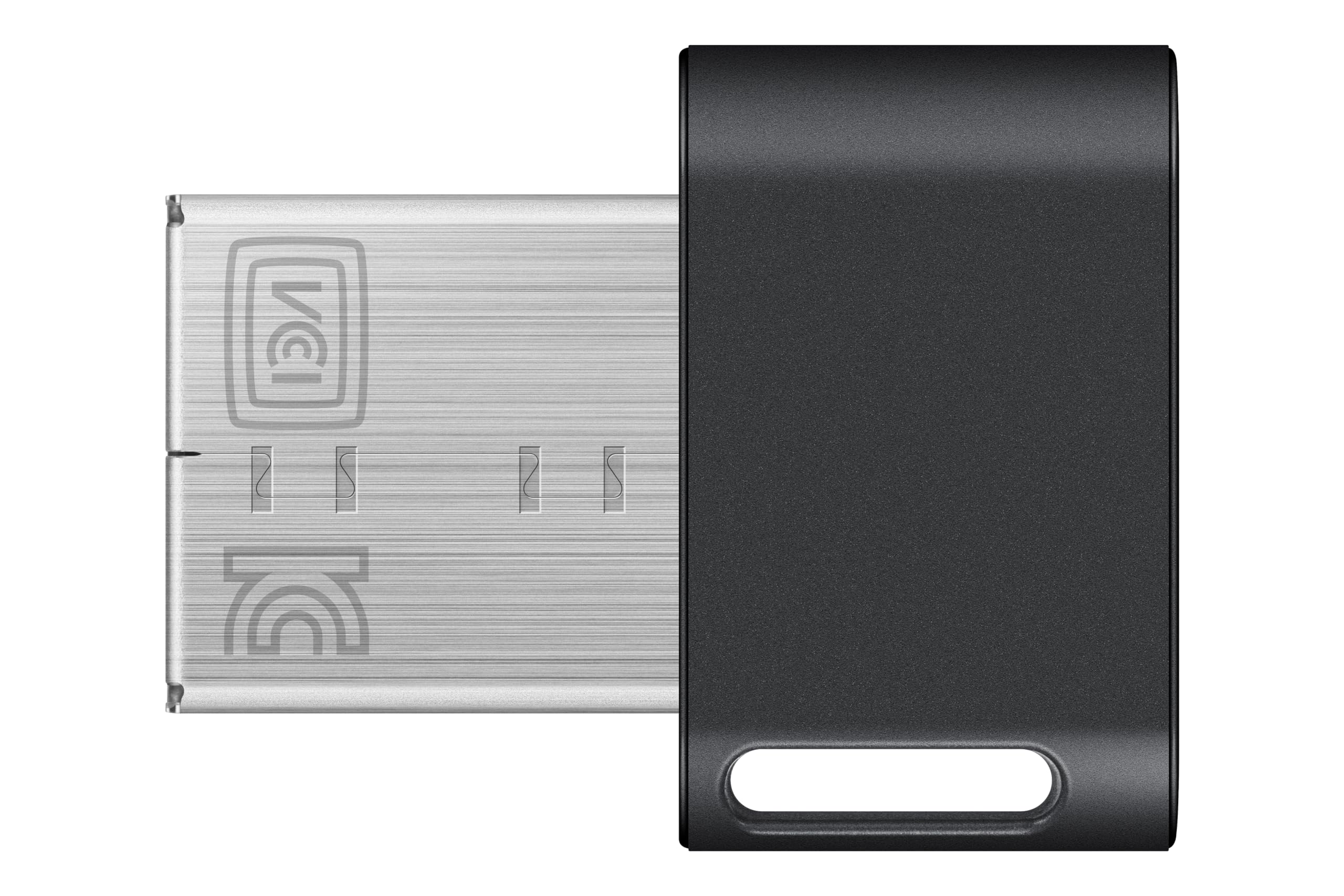 Samsung Clé USB FIT Plus, USB 3.2 Gen 1, 512 Go, 400 Mo/s en lecture, Compacte avec porte-clés, Couleur Grise, MUF-512AB/APC