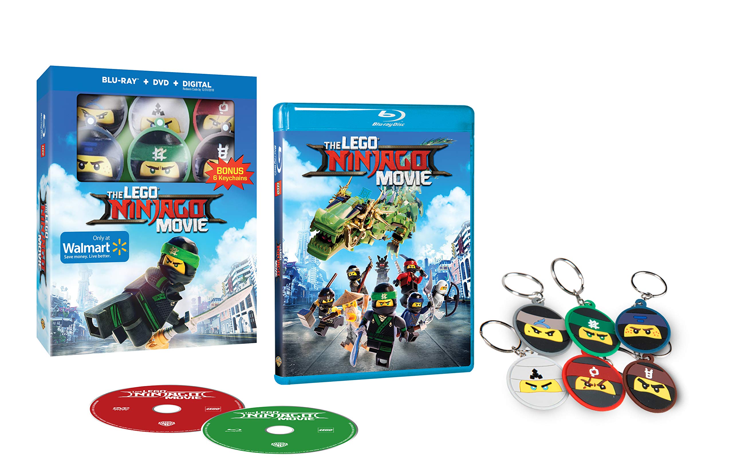 Warner Brothers The Lego Ninjago Movie Blu-ray