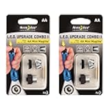 Nite Ize LED Upgrade Combo II Compatible with AA Mini Maglite - Convenient Flashlight Kit with LED & Tail Cap Switch - Powerful Flashlight Upgrade for Camping & Hiking - 2 Pack
