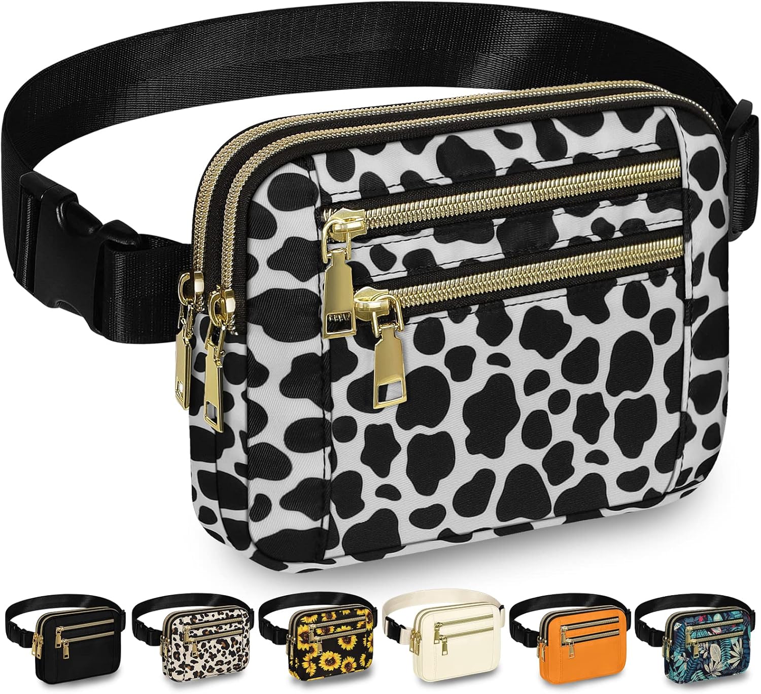 Capolo Fanny Packs for Women Fashion Waist Packs Bag with