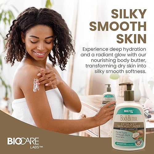 Miniatura 9 de Biocare Labs - Crema corporal hidratante con aceite de coco 100% - Penetra y renueva profundamente la piel al instante - Loción diseñada para una