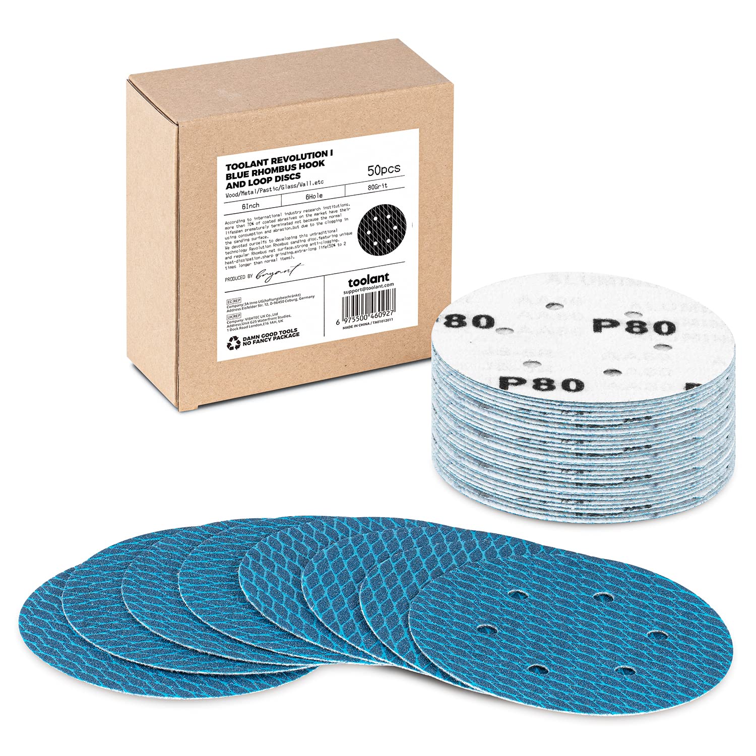 Diamond Sanding Discs - 50 Pack, Faster & Longer Lasting -11