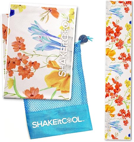 SHAKEitCOOL Original Cooling Towel – Be Cool in Style - H...