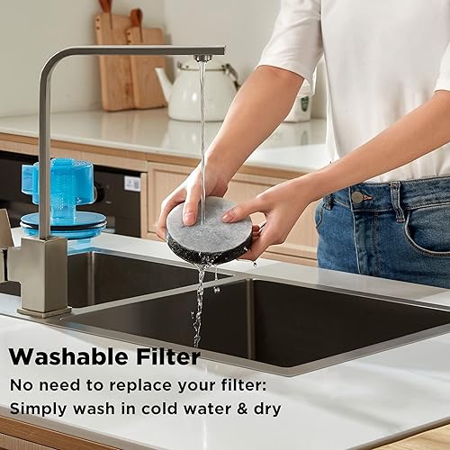 Miniatura 6 de Eureka Airspeed - Aspiradora vertical compacta y ultraligera sin bolsa filtro de repuesto color azul