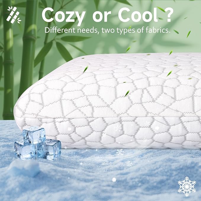 Almohada Memory Foam Tamaño Estándar con Funda Removible miniatura 5