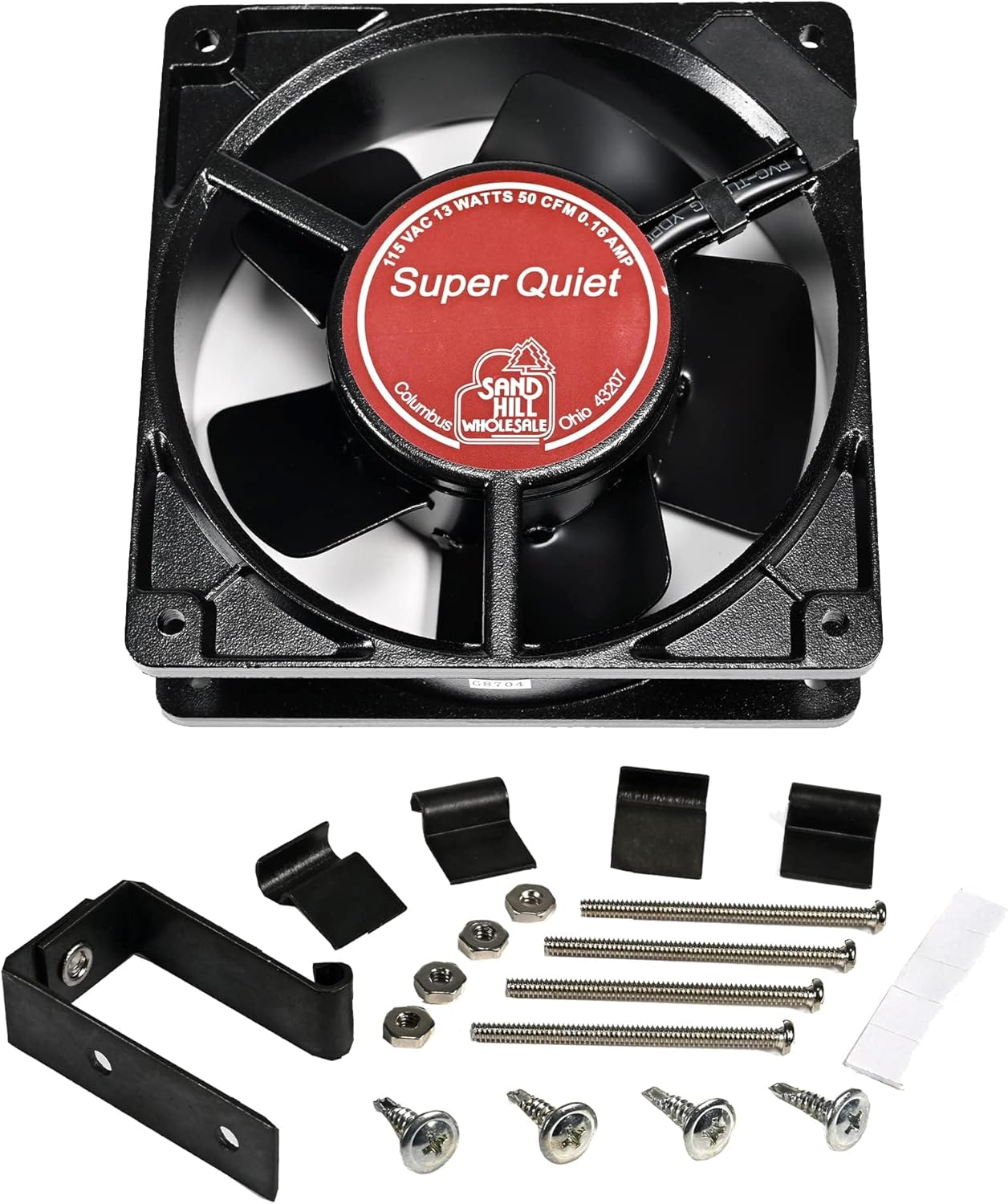 Firewood Racks&More Super Quiet Air Cooling Doorway Corner Fan | Room-to-Room Minuteman | Button Controller | Ideal for Mounting to Transfer Heat Quickly