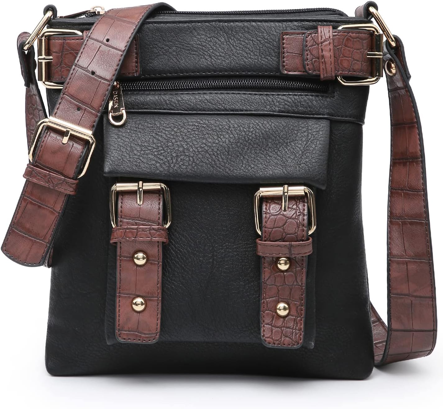 Women Lightweight Crossbody Bags Soft Vegan Leather Messenger Bag Shoulder Bag Travel Purse