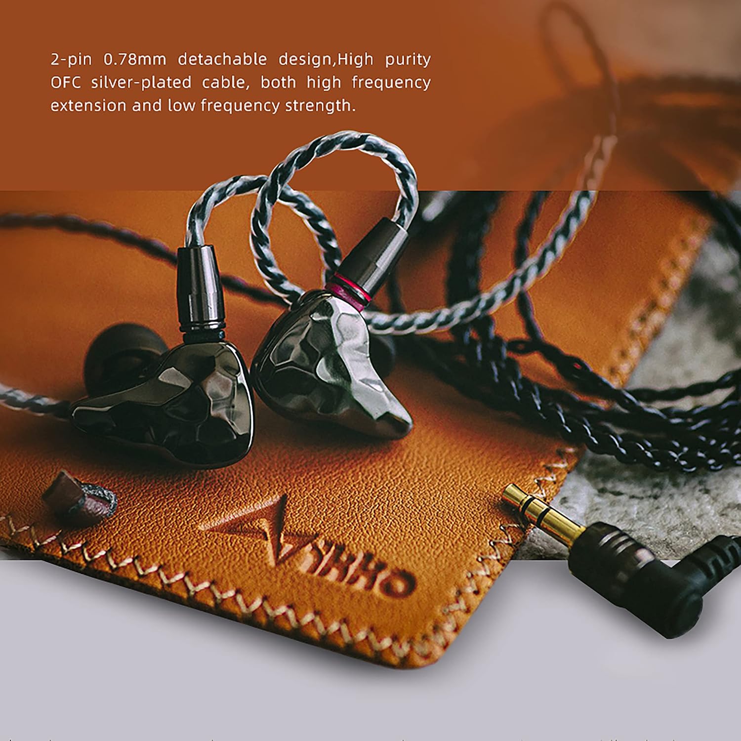 IKKO OH10 in-Ear Monitor, Detachable Design in-Ear Headphone/Earphone,10mm Dynamic Drive + Knowles 33518 Balanced Drive Dual Hybrid : Electronics