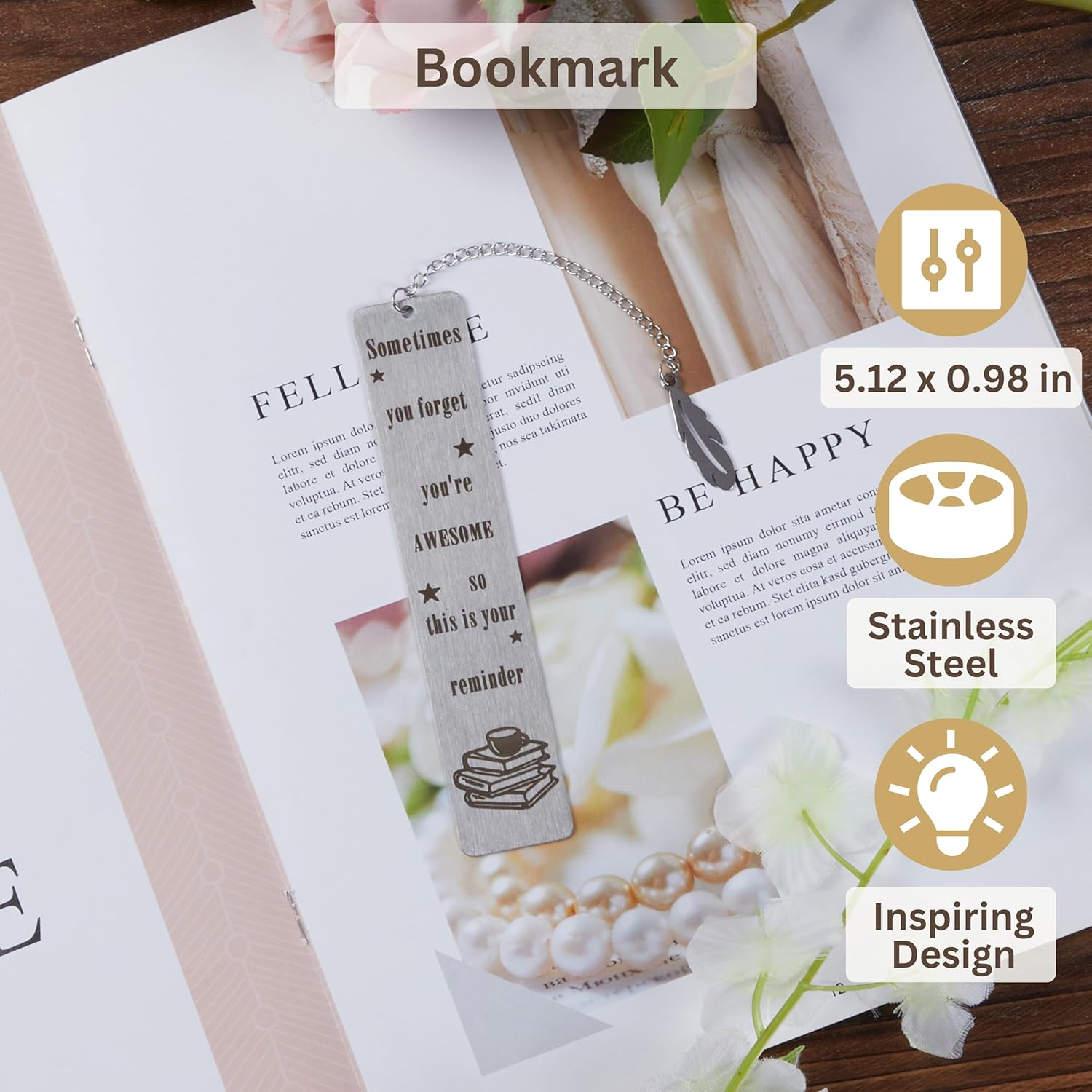 Luxury Book Lover Gifts for Women Readers - 8pc Bookish Gift with Premium Blanket & Shatterproof Steel Tumbler, Librarian Bookworm & Book Club Theme Birthday Present, Mother's Day Reading Gifts - Image 7