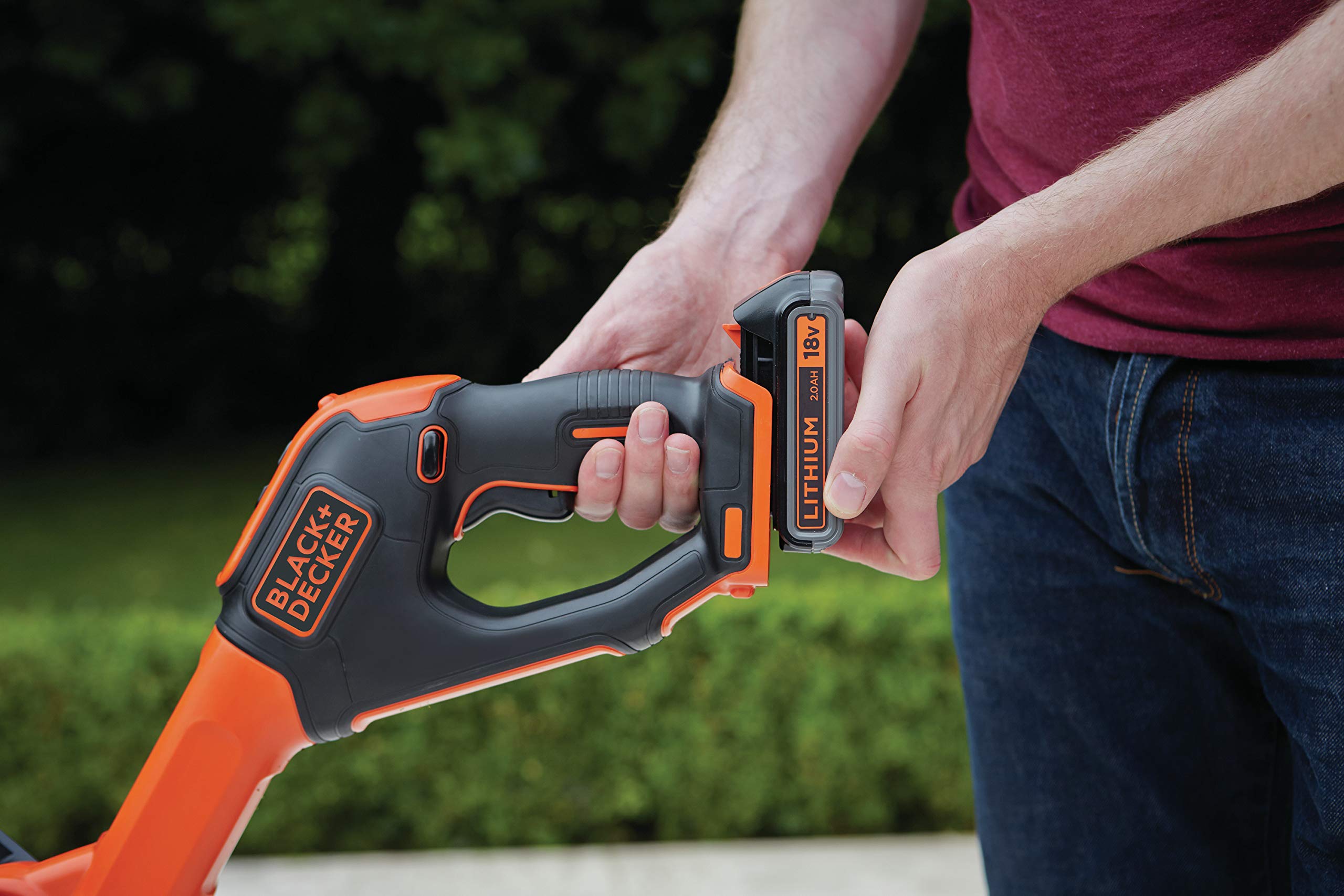Black+Decker STC1820EPC-QW Akumulatorowa Podkaszarka do Trawy 18 V 28 cm