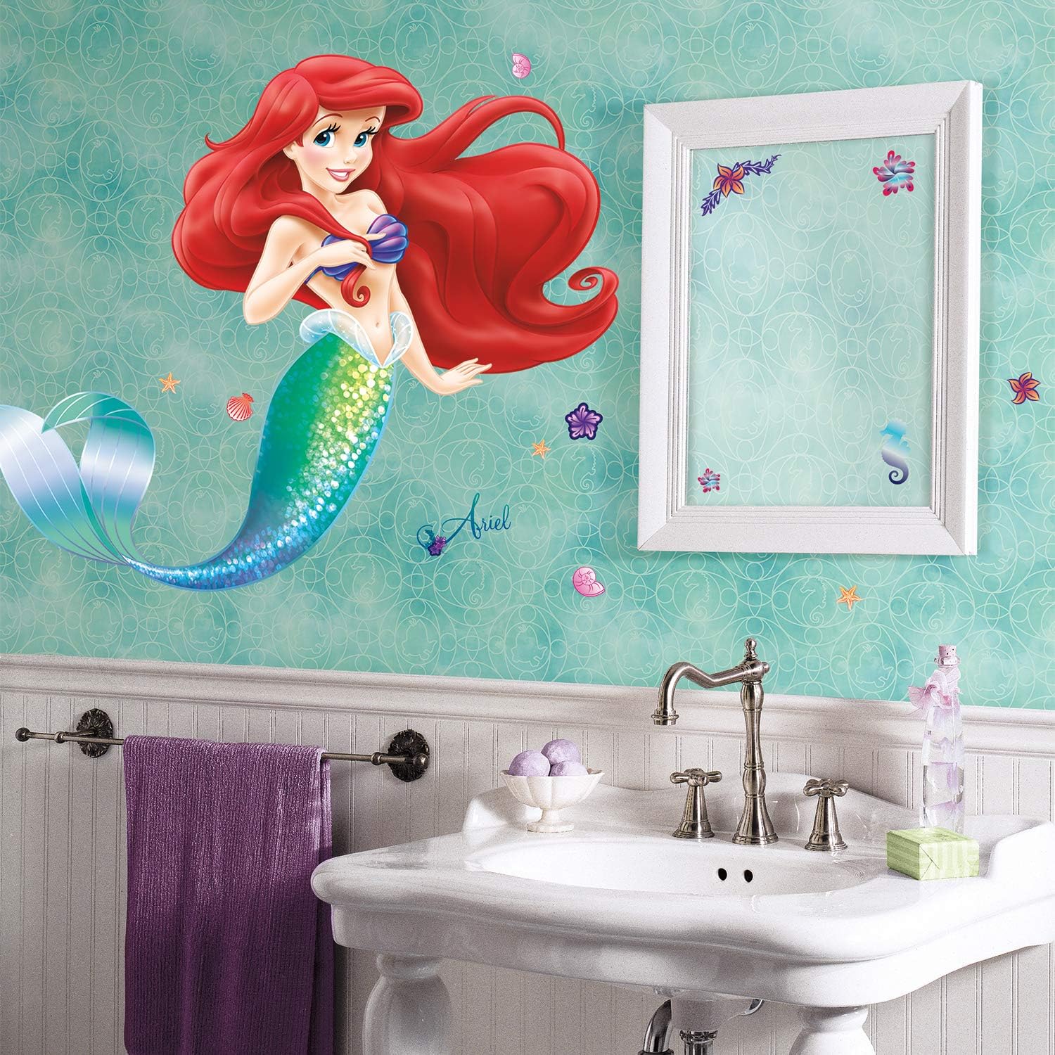 Bеѕt Rеvіеw RoomMates RMK2360GM The Little Mermaid Ariel Peel and Stick Giant Wall Decals Tор Brаndѕ RoomMates RMK2360GM The Little Mermaid Ariel Peel and Stick Giant Wall Decals