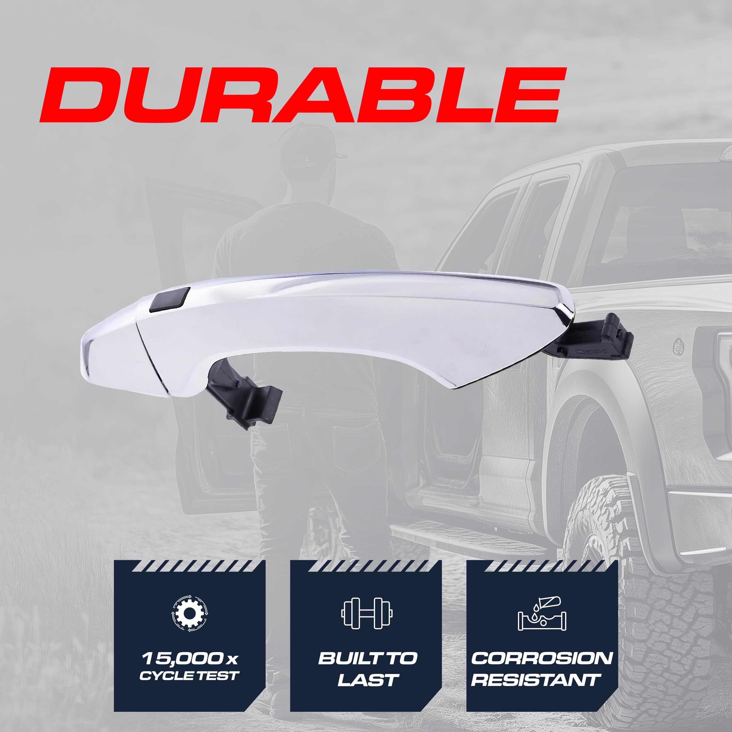 Amazon.com: Master Tailgaters Exterior Door Handle Chrome