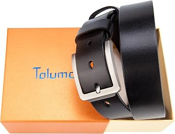 Full Grain Leather Belts for Men 1.5 Casual Trim to Fit