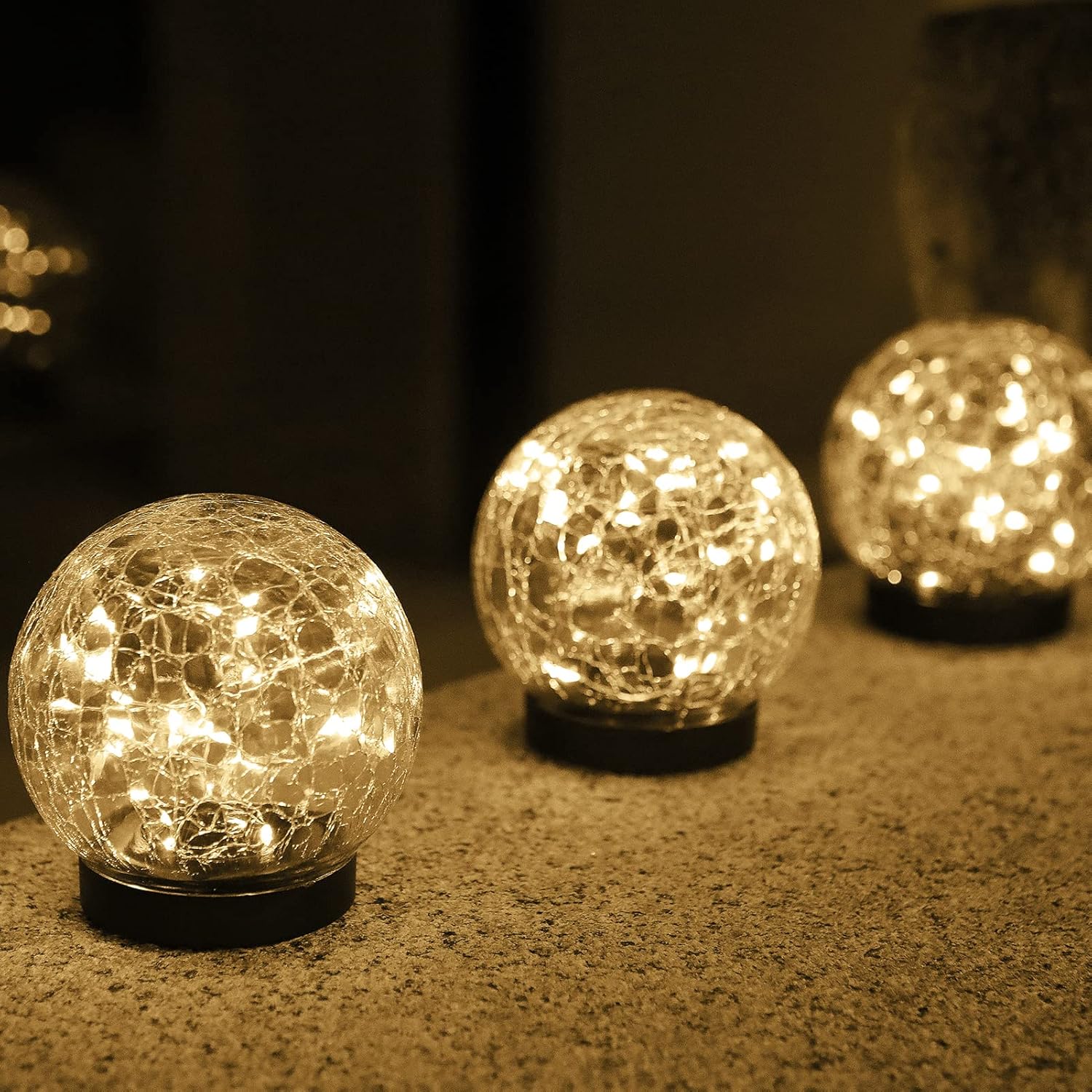XKSINMY Solar Globes Lights Outdoor Garden Decor Solar Balls for Garden