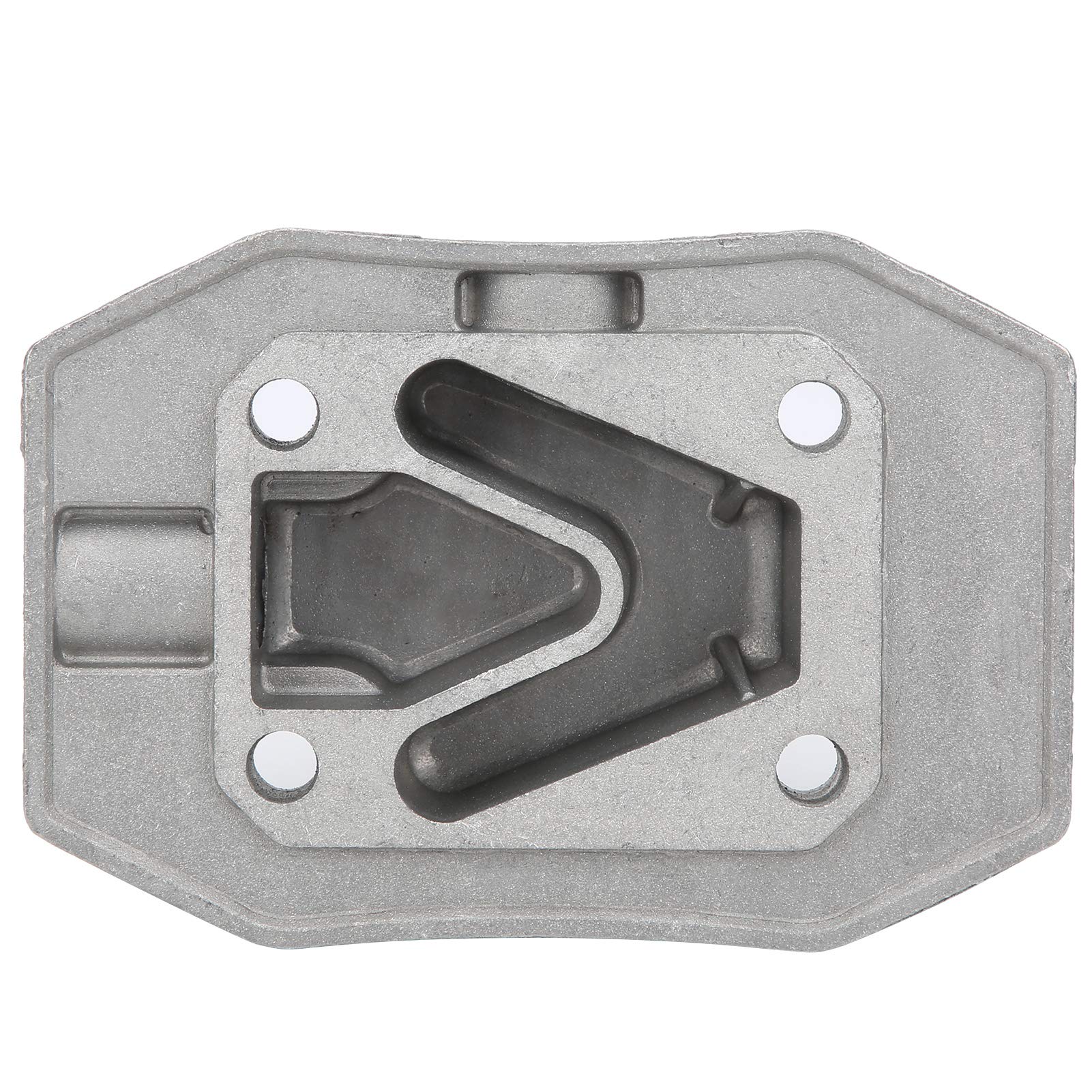 2 Uds Cabeza de cilindro 4/3/5P, Cabezal de Cilindro de Compresor de Aire Cubierta de Refrigeración de Aluminio 48mm x 72mm