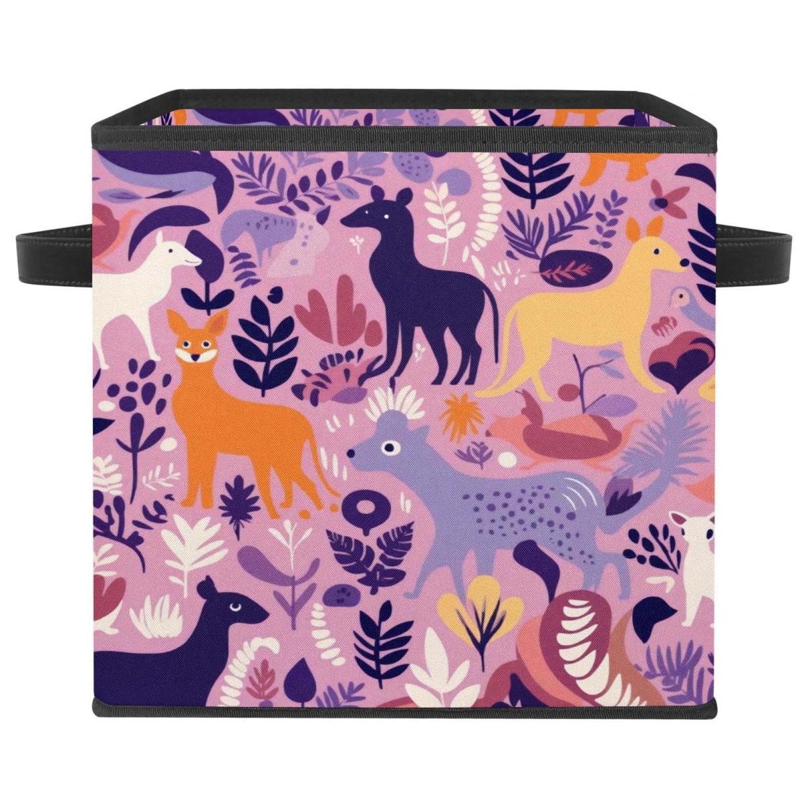 Panier de rangement à étagères pour jouets et salon design violet