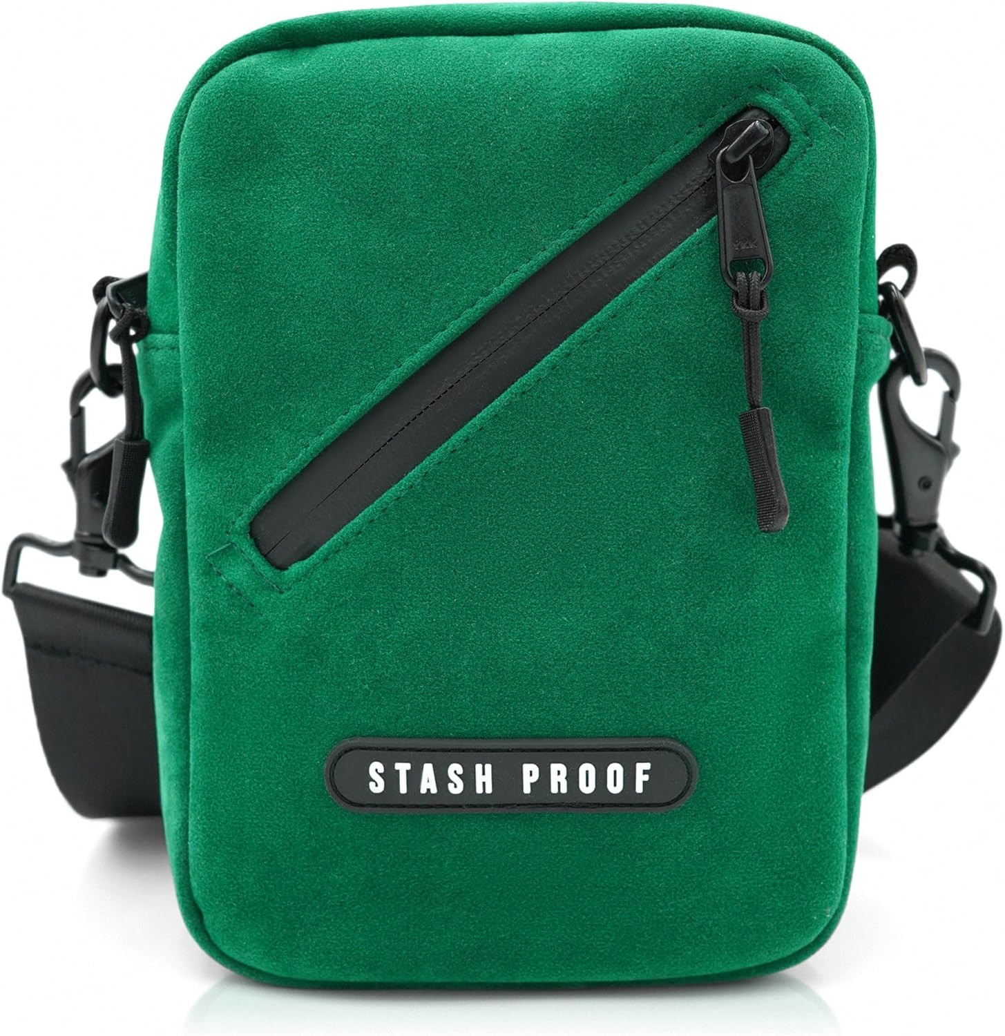 Odor Resistant Unisex Cross Body Sling Bag, Small Chest Bag Suede Daypack for Traveling, Outdoors, and Festivals