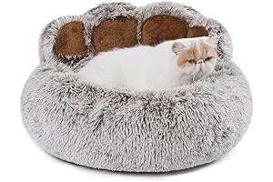 Cozy and Comfy Pet Bed with Standing Paws