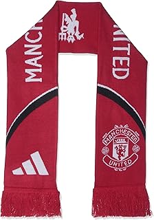 Adidas Mufc - Manchester United Home Scarf For Unisex Red Ns