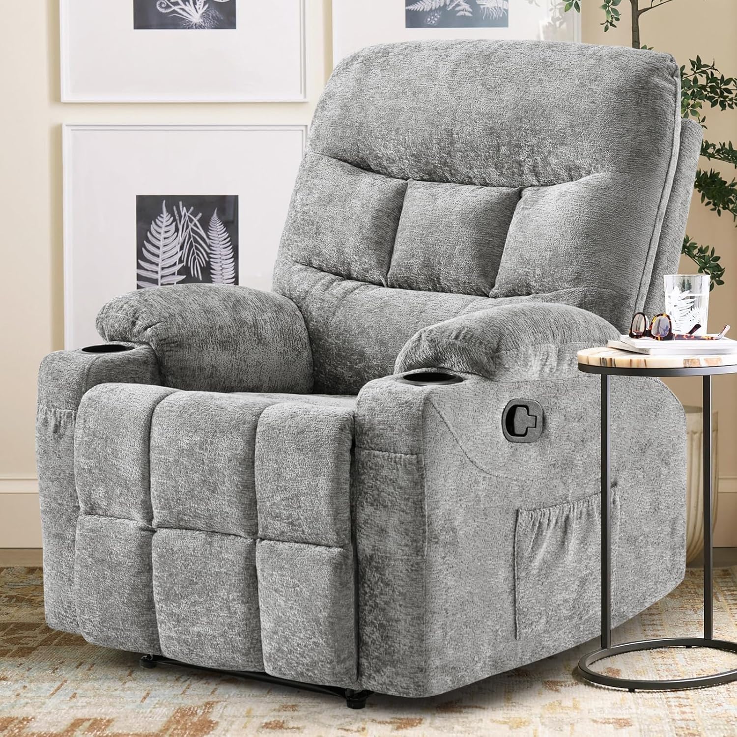 Oversized Recliner Chair for Living Room Large Big Tall People Adults