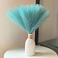 Vista 7 de 30 piezas de 22" Hierba de Pampas Gris - Decoración de Hierba de Pampas Artificial Arreglo Floral Pompas y Relleno de Jarrón para Decoración Bohemia