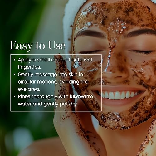 Miniatura 9 de Hylunia Exfoliante facial de semillas de uva - 5.1 onzas líquidas - Antienvejecimiento - Limón, arcilla de bentonita - Exfoliante vegano natural -