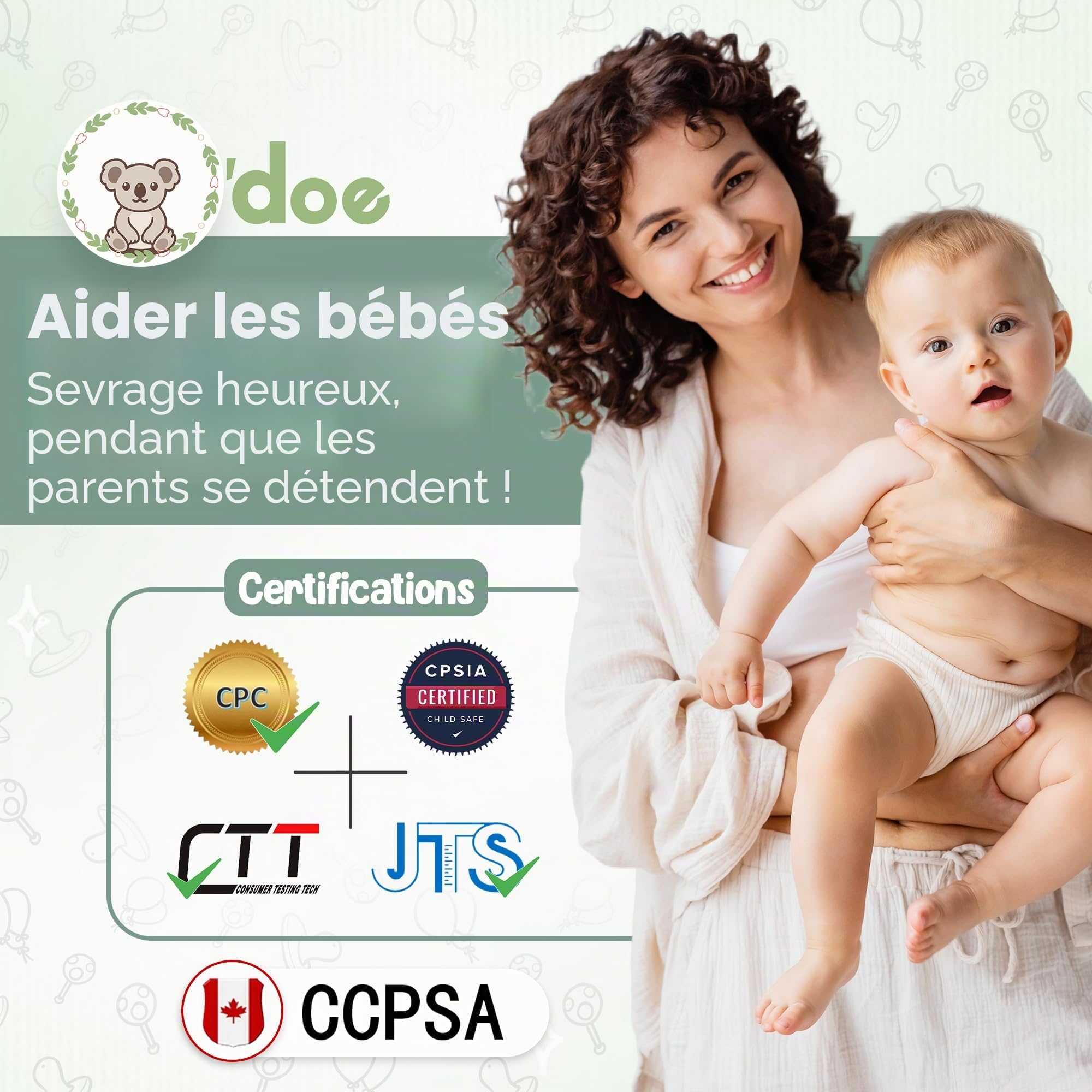 Set Repas Bébé 15 Pièces avec Bol Silicone à Ventouse, Cuillères, Tasses, Bavoirs, Assiettes