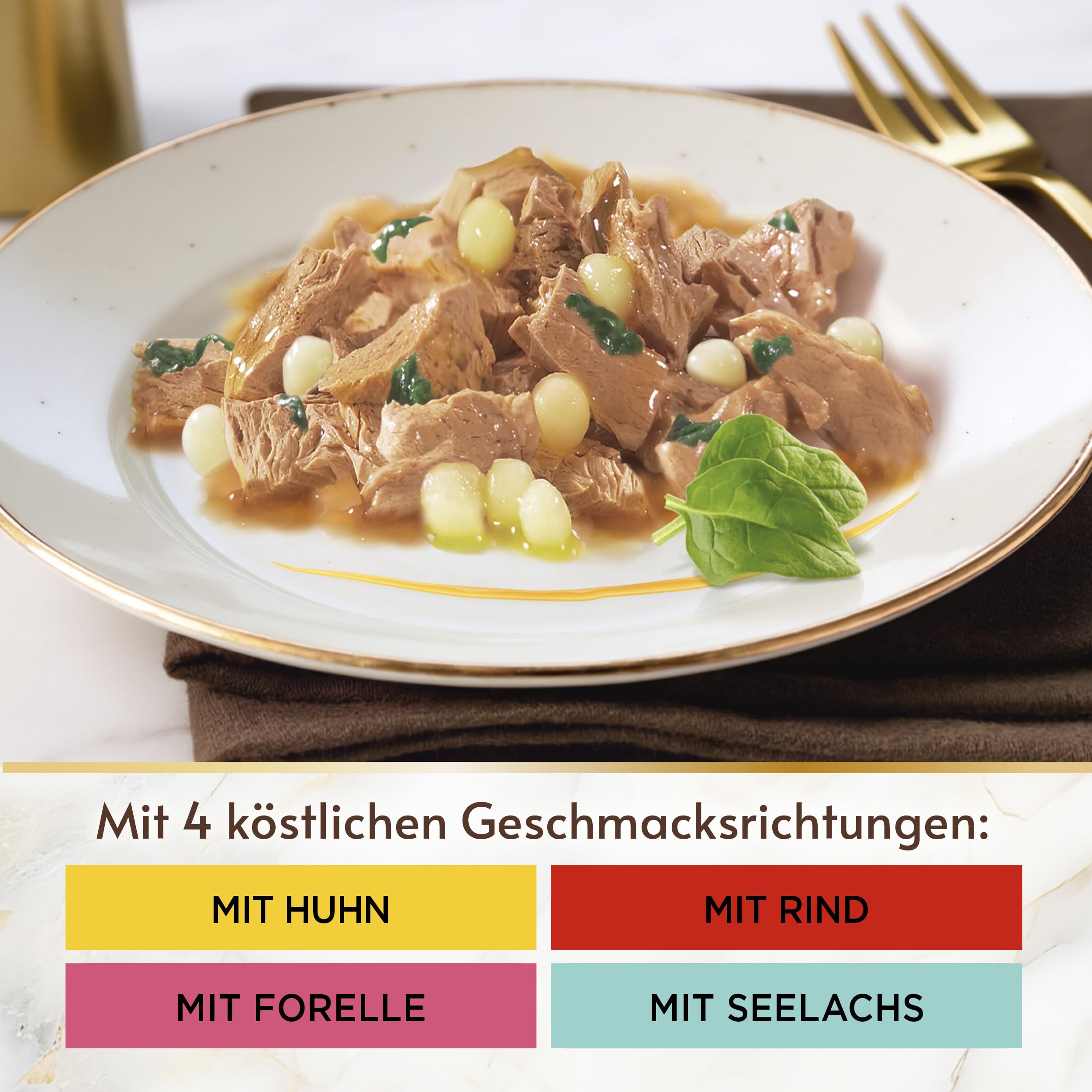 Gourmet A la Carte Katzenfutter nass, Sorten-Mix, 60er Pack (60 x 85g)