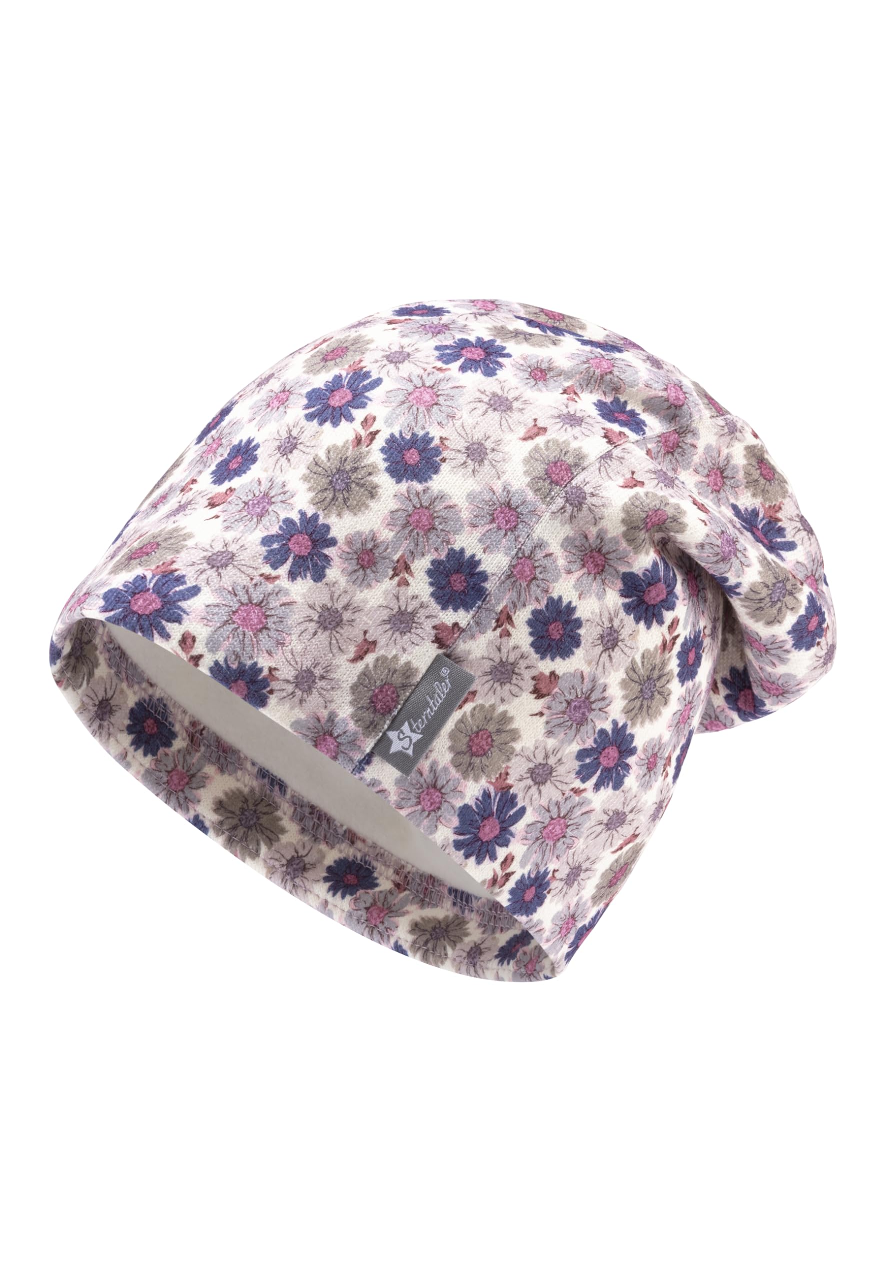 Sterntaler Beanie Blumen bonnet bébé pour protéger les oreilles du vent