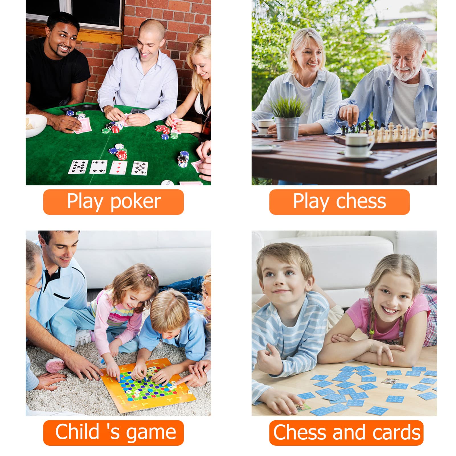 Supvox Mini-Mahjong-Set Party-reisespiel Mahjong-Set Reise-brettspiel-Familien-Spiel Kleines