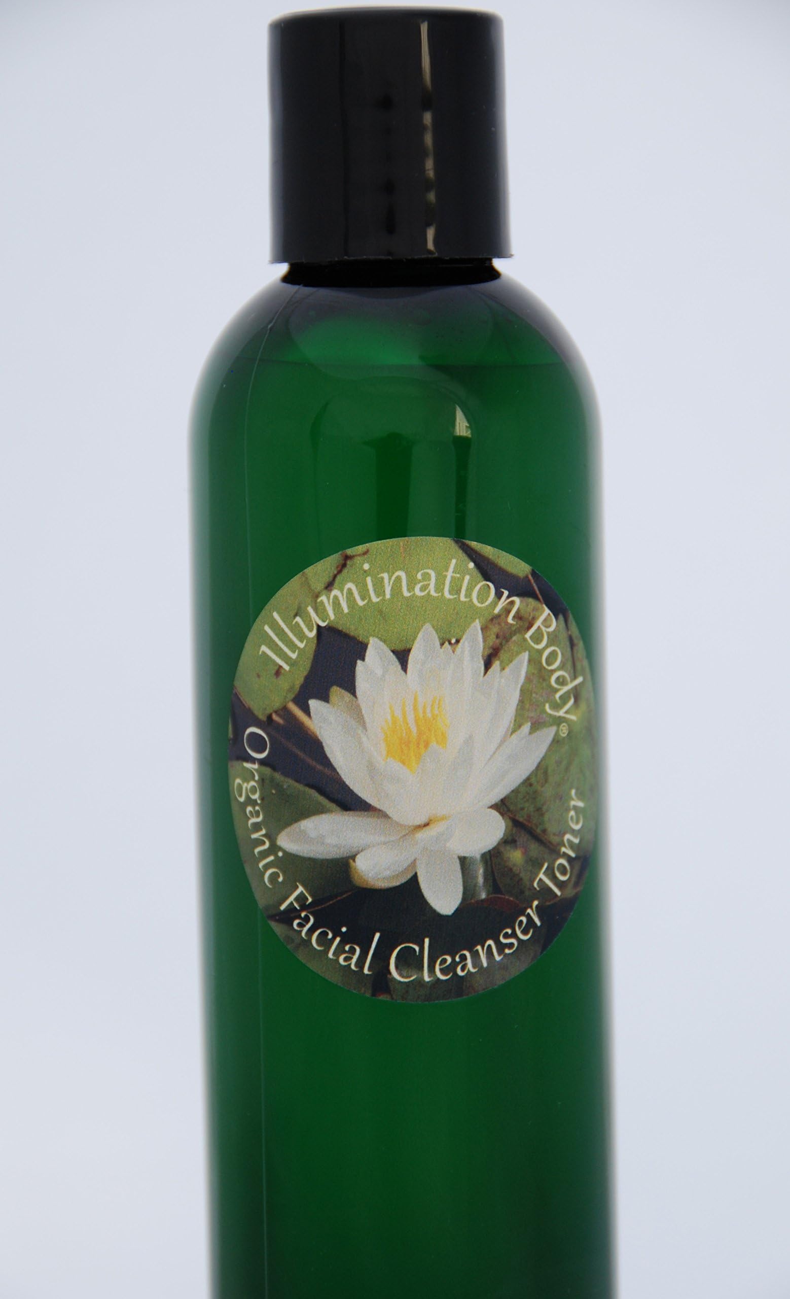 Organic Facial Cleanser and Toner- For All Skin Types- 8 oz. with FREE sample Illumination Body Organic Face Cream