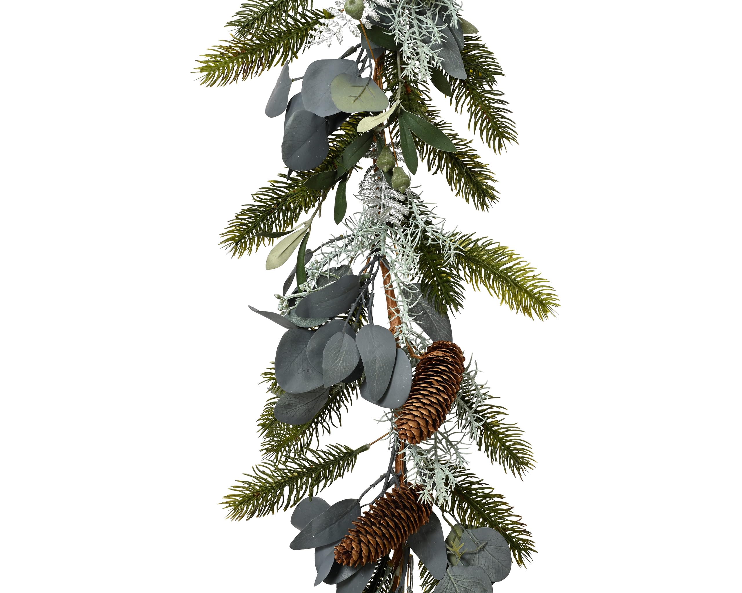 Guirlande de Noël eucalyptus et sapin pour sublimer votre table festive