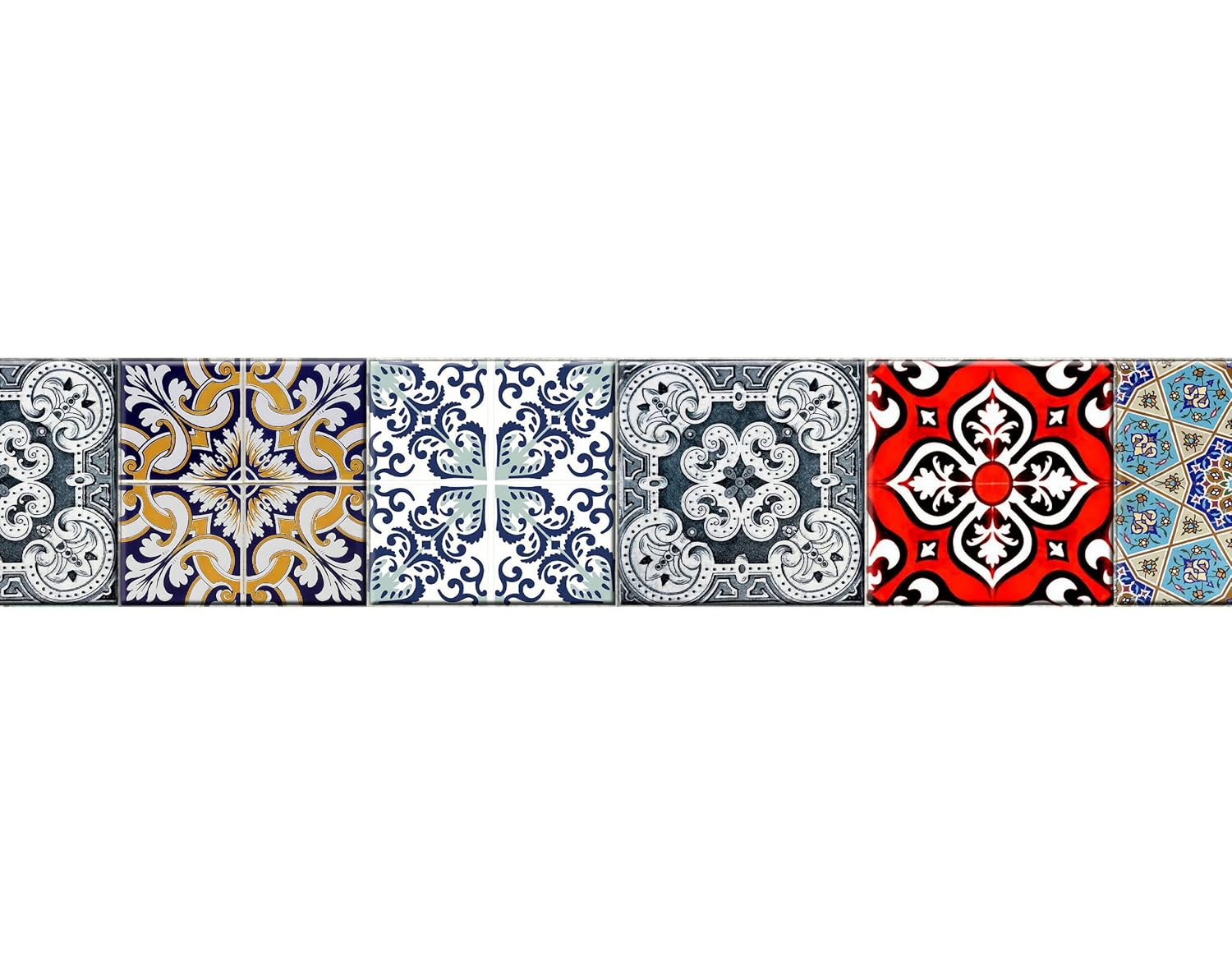 WallDesign Mosaic Tile Sticker 30 SelfAdhesive Tiles for Decoration