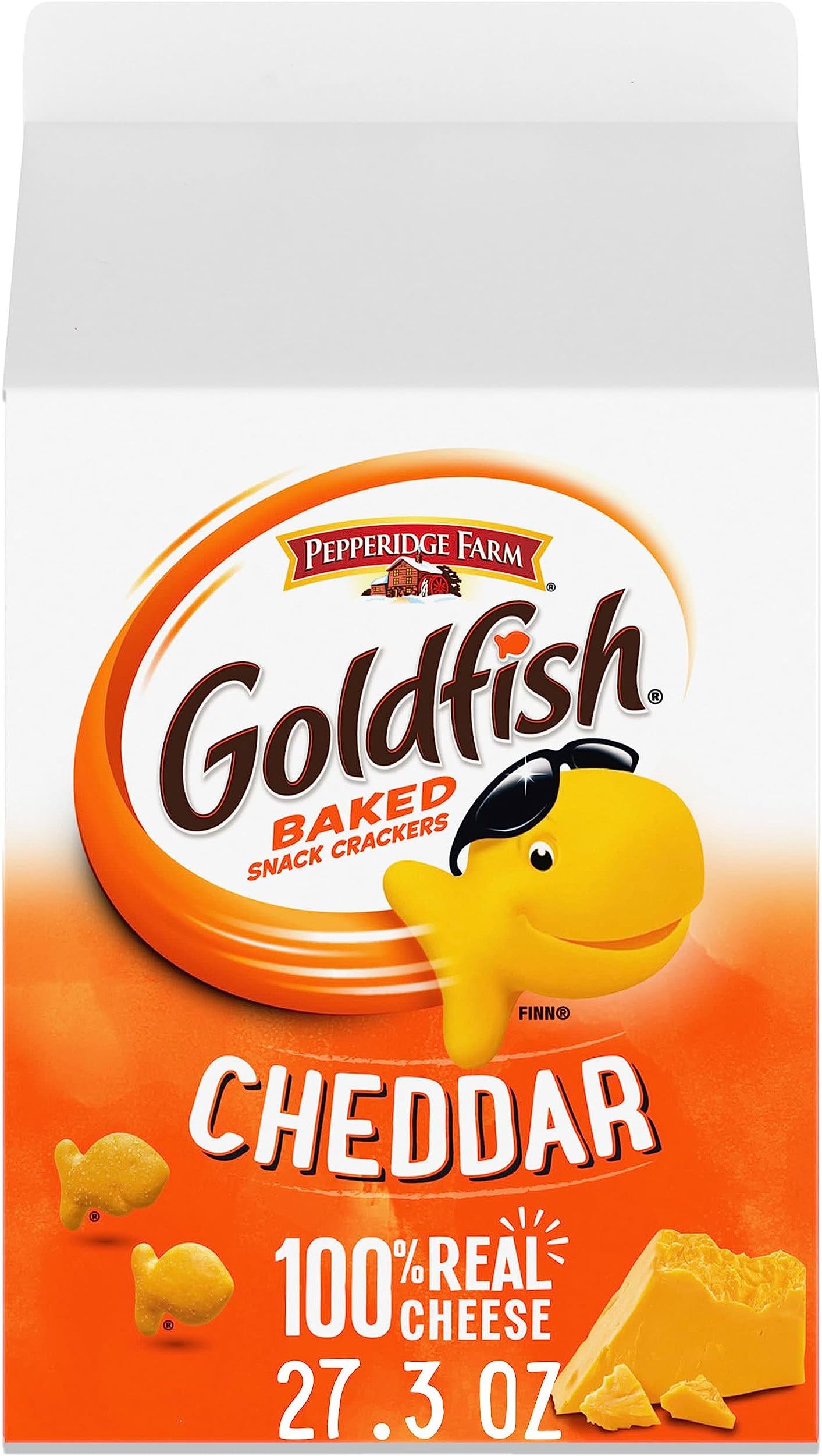 Cheddar Cheese Crackers, 27.3 oz Carton