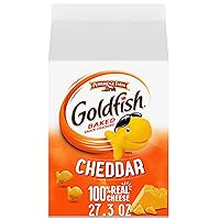 Vista 13 de Goldfish Galletas saladas con sabor extra a queso cheddar Flavor Blasted, caja de 27.3 oz