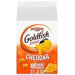 Goldfish Cheddar Cheese Crackers, 27.3 oz Carton