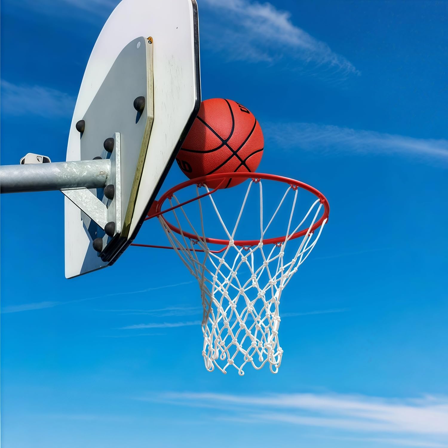 2 Pack Heavy Duty Basketball Net Replacement,2025 Upgrade Heavy Duty Basketball Net, All Weather Anti Whip,12 Loops Fits Standard Indoor or Outdoor Rims
