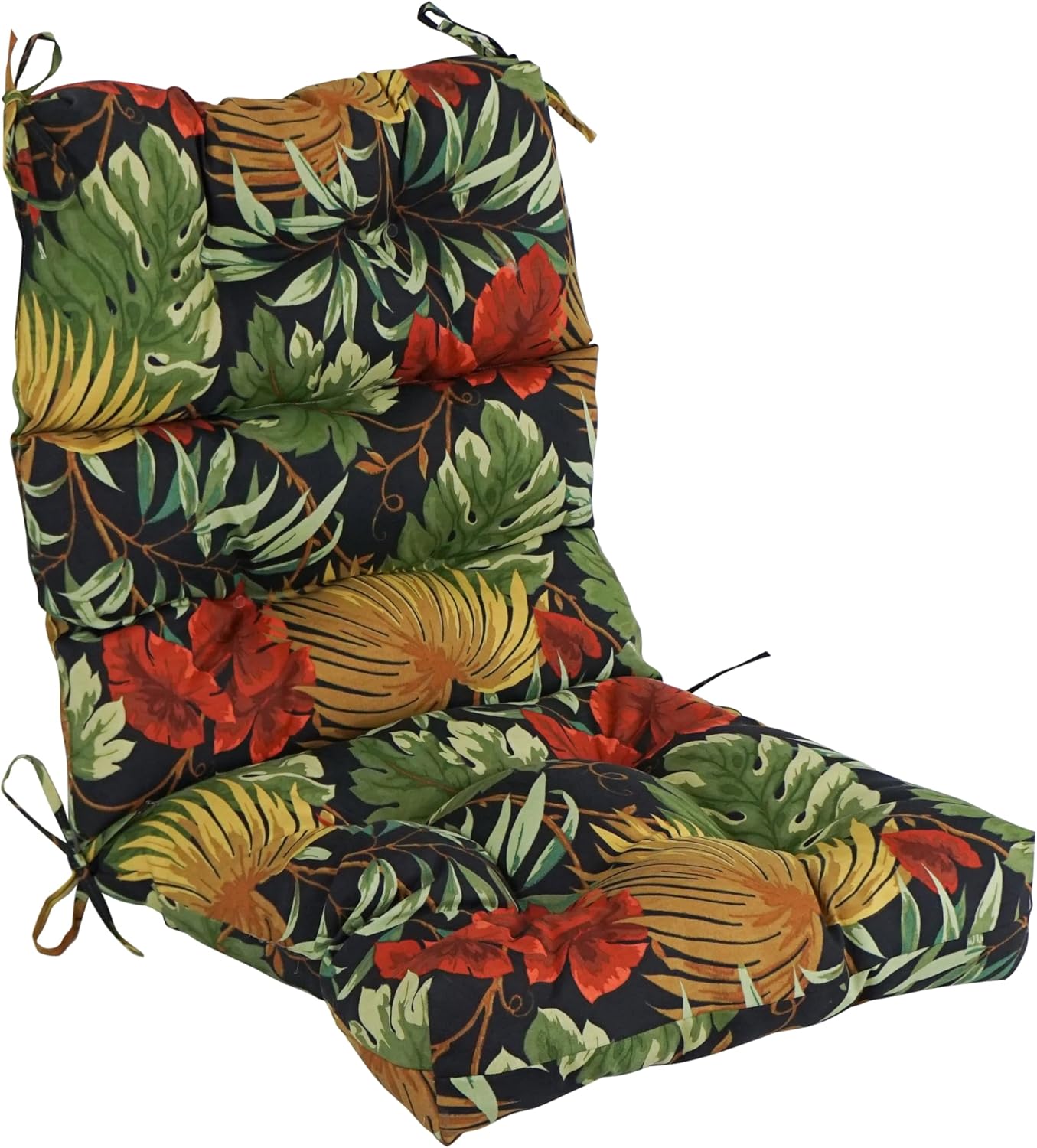 Blazing Needles MultiSection Tufted Outdoor Chair Cushion
