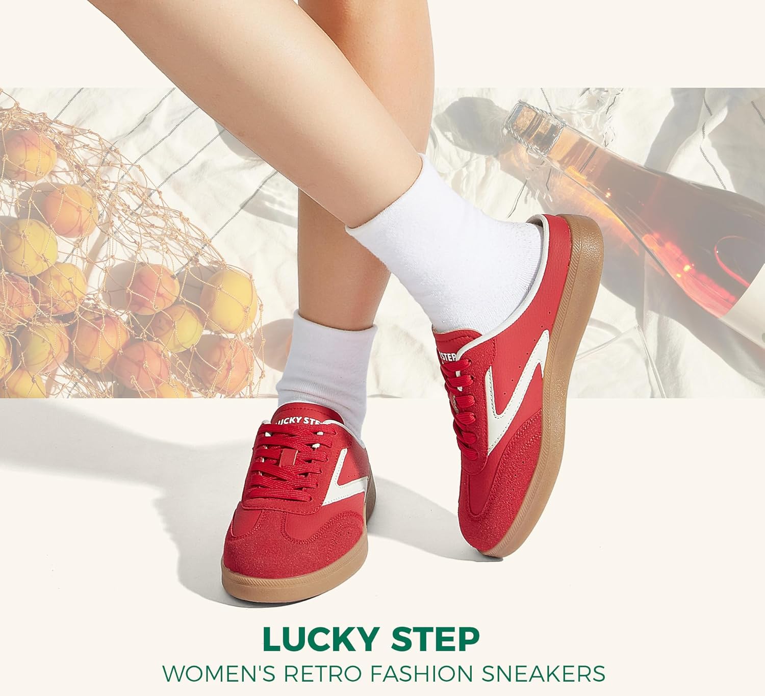 LUCKY STEP Women’s Mule Fashion Sneakers Slip On Backless Walking Shoes Winter Retro Comfy Casual Sneaker - Image 8