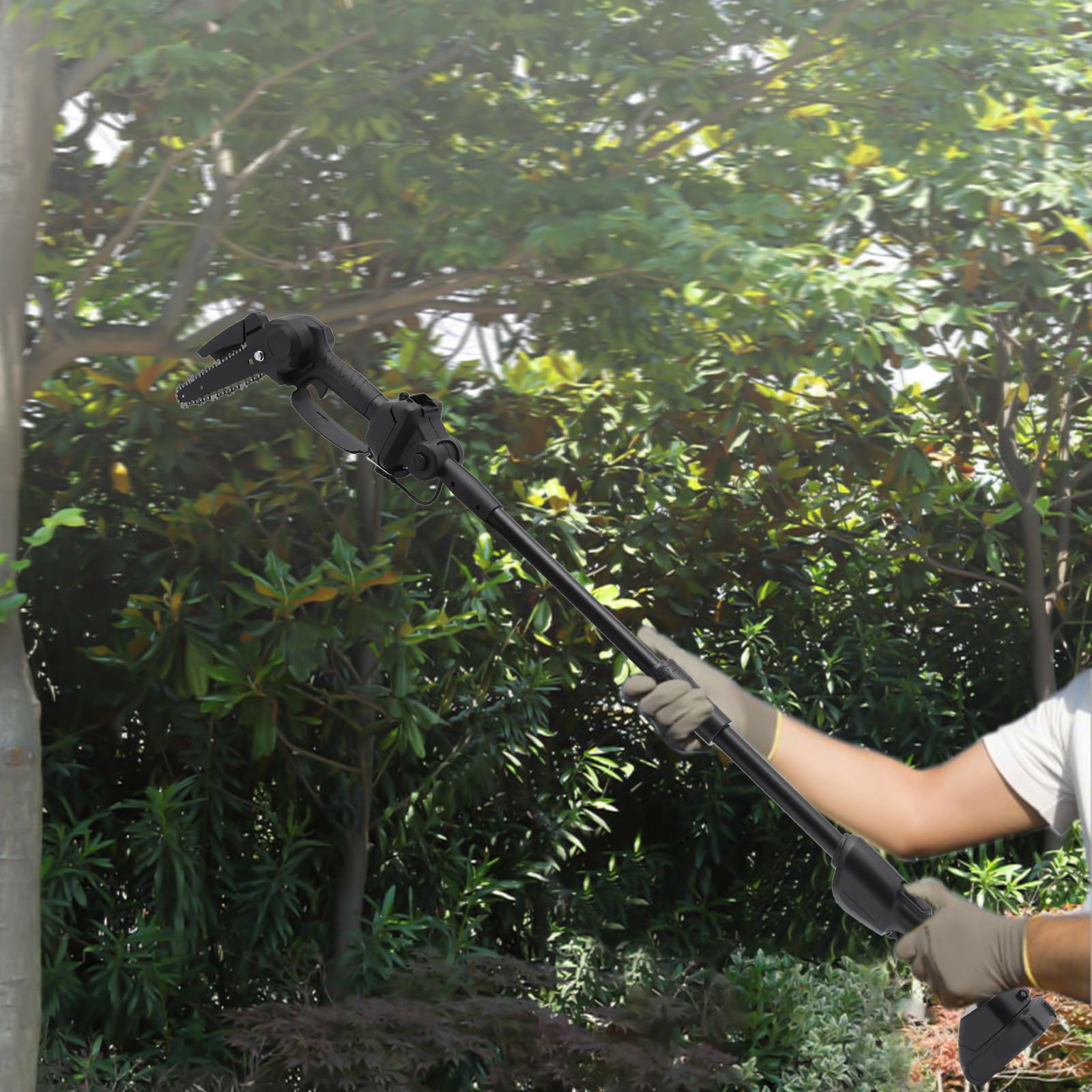 Motosierra eléctrica 2 en 1 para jardín
