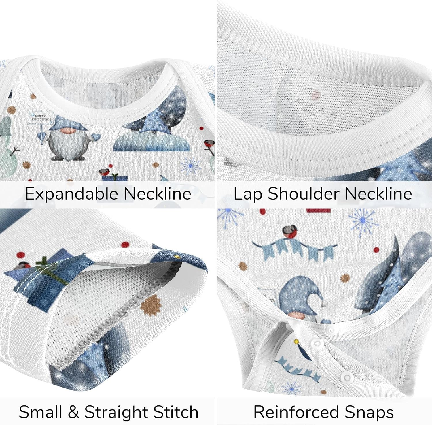 vvfelixl Baby Clothes Set - Cute Cartoon Pattern Bodysuits & Pants Set - Unisex 0-24 Months - Image 4