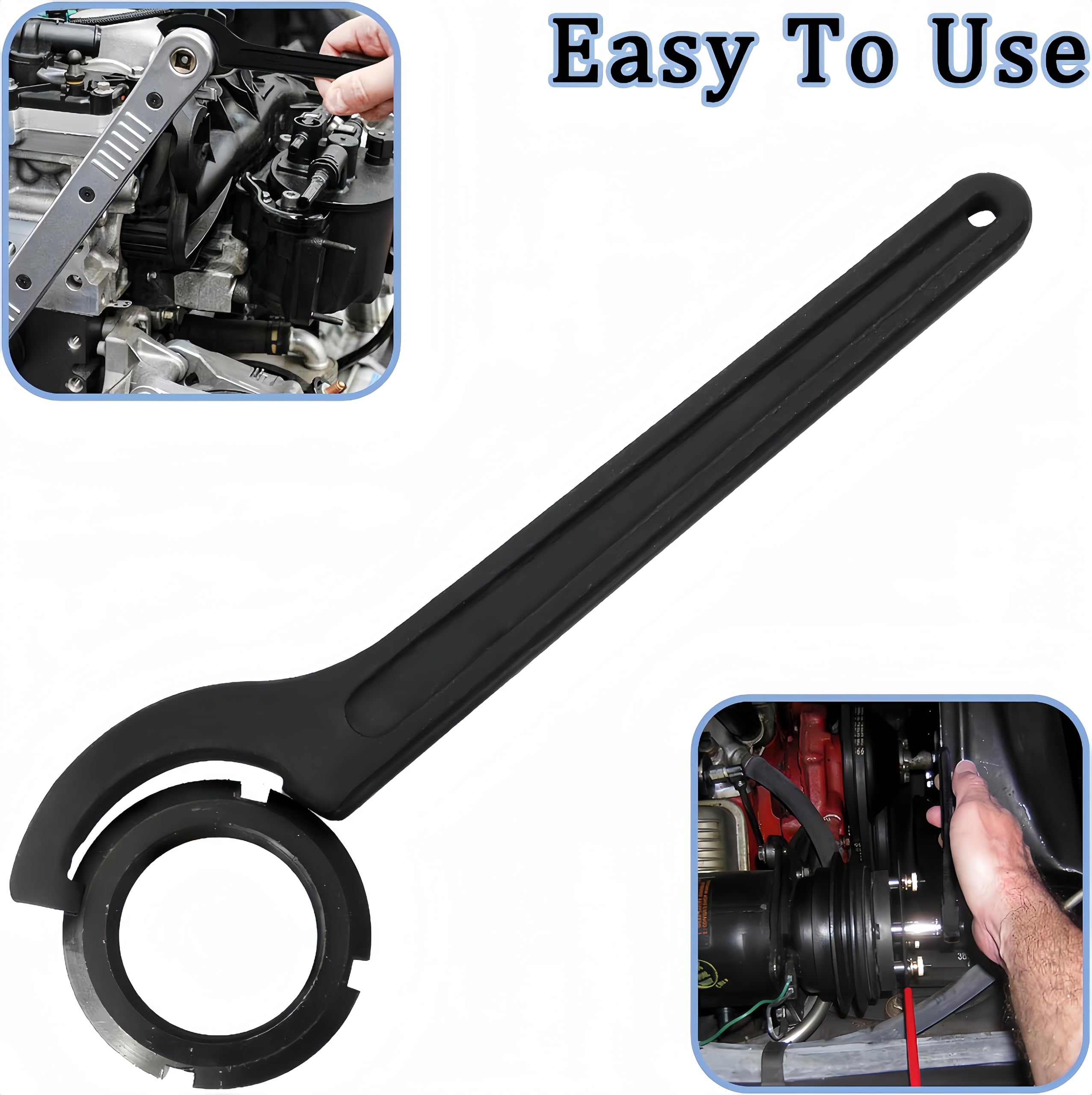 Llaves de gancho en C, llaves de gancho cuadradas, portabrocas multifunción, ajuste para bicicleta, motocicleta, herramienta de mano, 85-105 mm