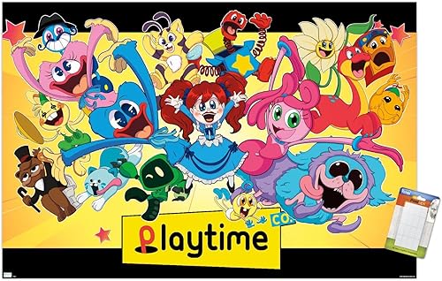 Trends International Poppy Playtime - Póster de pared de grupo