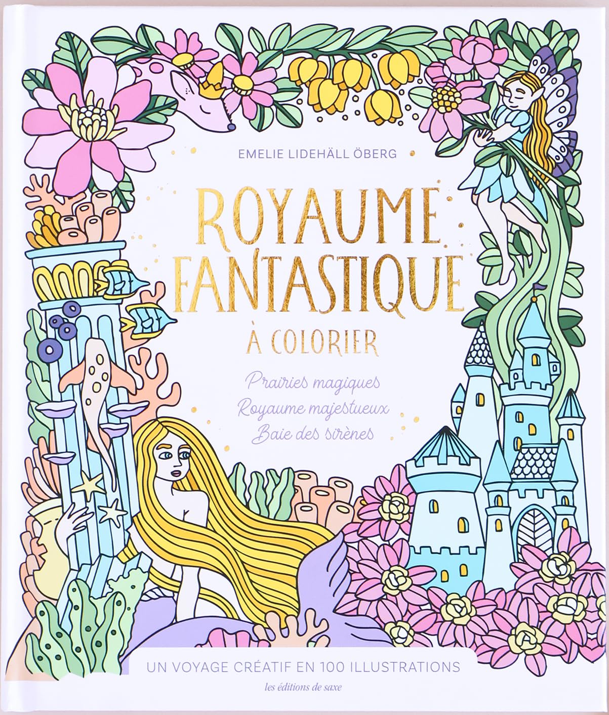 Royaume fantastique à colorier: Un voyage créatif en 100 illustrations