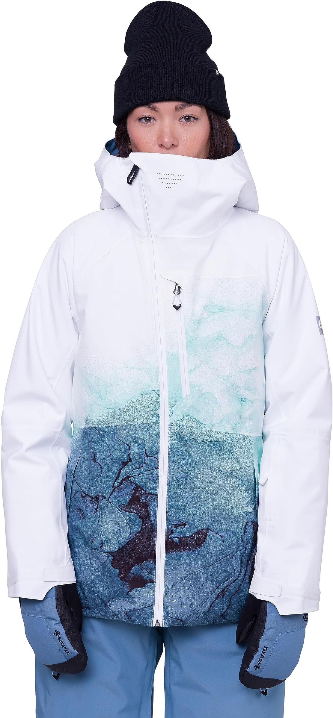 686 Women's Hydra Insulated Jacket - Mechanical Stretch Thermal Clothing - Water & Weather Resistant