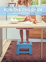 Vista 132 de Dyforce Taburete plegable de 13 pulgadas, taburetes resistentes para adultos y niños, taburetes de pie compactos, taburete plegable ligero