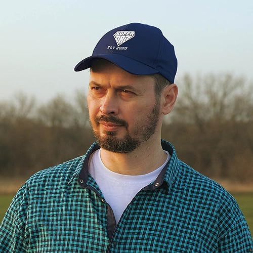 Miniatura 7 de Brd Gifts Sombrero personalizado para papá con título, año de estado, 12 colores, 12 colores de hilos, regalo del día del padre de parte de hija,