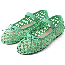 AMINUGAL Womens Woven Ballet Flat Shoes Round Toe Mary Janes Flats Elastic Band Dressy Comfortable Ballerina Flats for Women