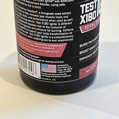 Miniatura 21 de Force Factor Test X180 Gummies Booster de testosterona para hombres con Tongkat Ali, hierba de cabra cachonda, Tribulus Terrestris, fenogreco, maca