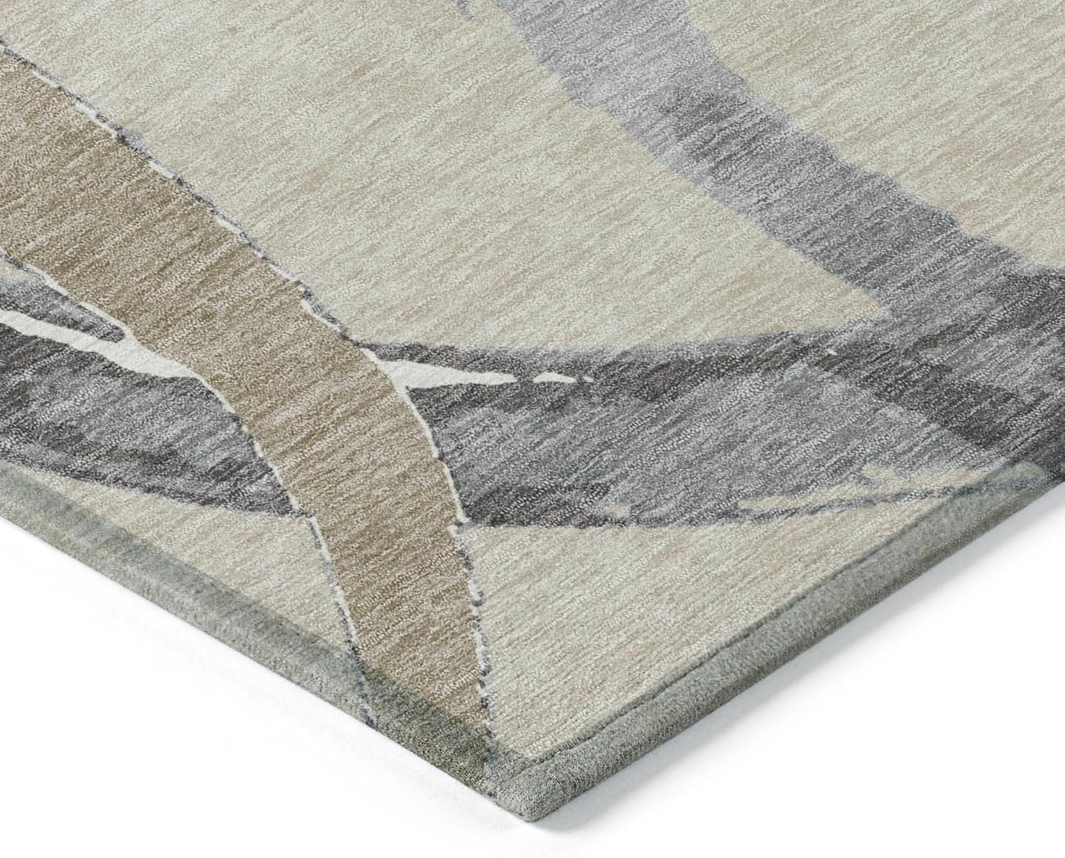 Addison Rugs Chantille ACN1022 Brown 1'8" x 2'6" Indoor Outdoor Area Rug, Easy Clean, Machine Washable, Non Shedding, Bedroom, Entry, Living Room, Dining Room, Kitchen, Patio Rug